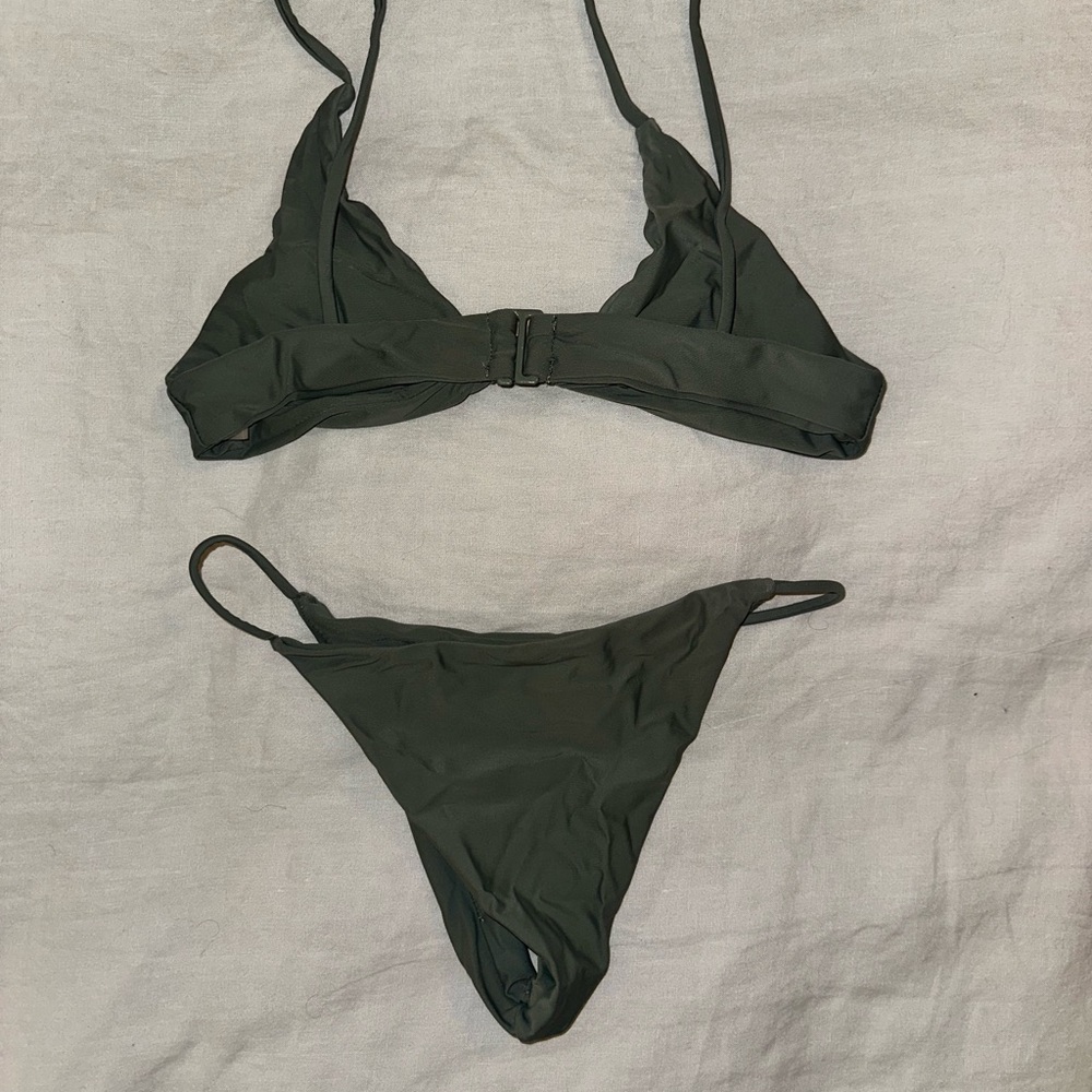 Tobi Dark Green Olive Bikini Set - Picture 3 of 5